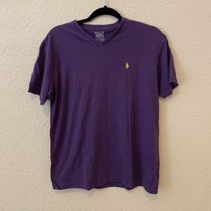 Men’s purple polo